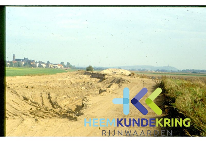 Dam versterking in de Oude Rijn F000025672